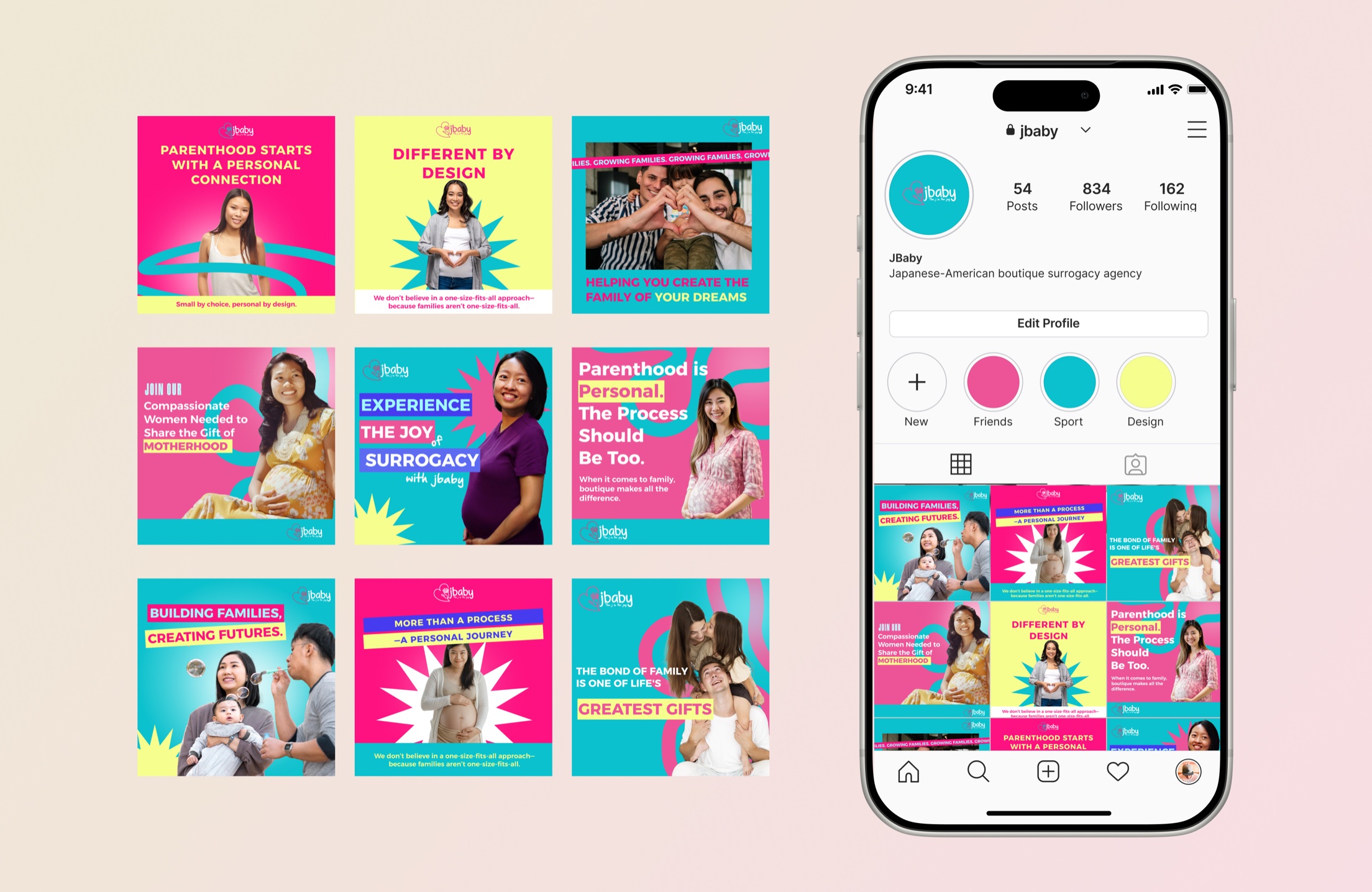 JBaby social media set — grid 1